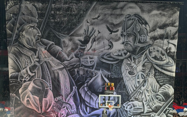 Οργή των Τούρκων για ένα πανό στο Βελιγράδι - Πώς συνδέεται με την άλωση της Κωνσταντινούπολης (βίντεο)