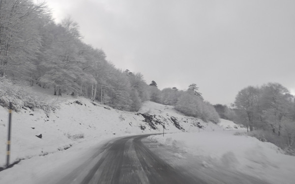 Στα λευκά ντύθηκε η Βασιλίτσα - Τα πρώτα χιόνια έπεσαν στα ορεινά των Γρεβενών