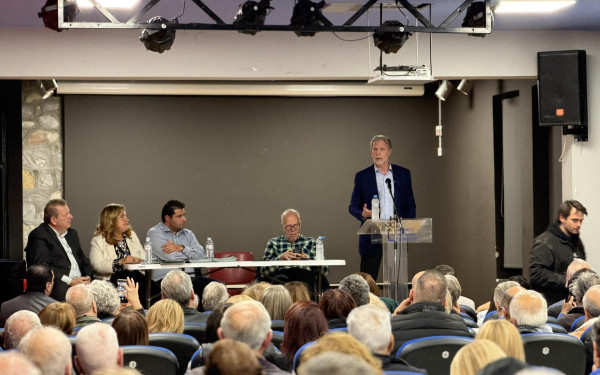 Παύλος Γερουλάνος από Θεσσαλονίκη: Το πρόγραμμα του ΠΑΣΟΚ δίνει λύσεις που μπορεί αύριο να εφαρμοστούν και να έχουν αποτέλεσμα (βίντεο)