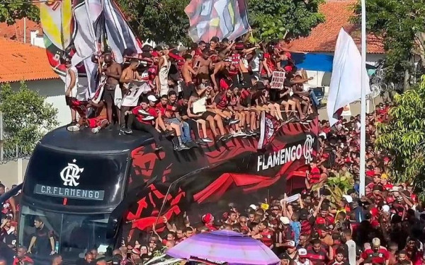 Ένταση στο Ρίο: Συμπλοκές οπαδών και αστυνομίας πριν από το Παλμέιρας - Φλαμένγκο (βίντεο)