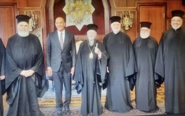 Οικουμενικός Πατριάρχης Βαρθολομαίος: Συνάντηση με τον πρέσβη των ΗΠΑ για την επαναλειτουργία της Θεολογικής Σχολής της Χάλκης