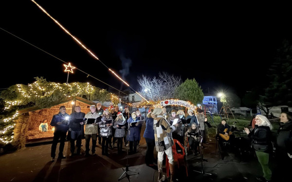 Κατερίνη: Το δέντρο των Χριστουγέννων «φωτίζει» τις κοινότητες