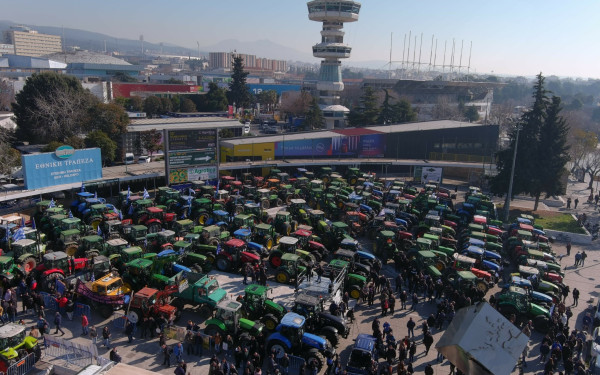 Θεσσαλονίκη: «Απόβαση» των τρακτέρ στη ΔΕΘ για τα εγκαίνια της Agrotica