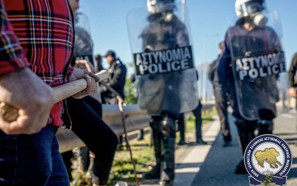 Θεσσαλονίκη: Χυδαίους χαρακτηρισμούς από αγρότες καταγγέλλει η Ένωση Αξιωματικών της ΕΛΑΣ - «Δεν θα φύγεις από εδώ»