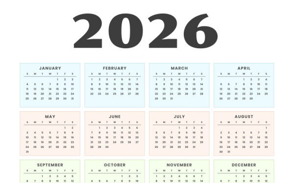 Αργίες 2026: Ποια είναι τα τριήμερα της νέας χρονιάς