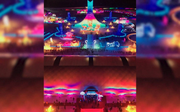 Κίνα: Η «Παγωμένη Πόλη Ula» – Υπερθέαμα με γλυπτά από πάγο και χιόνι (βίντεο)