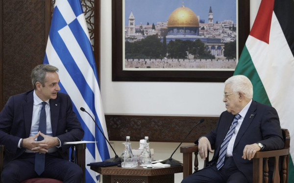 Κ. Μητσοτάκης από Ραμάλα: Βάση για διαρκή ειρήνη στη Μέση Ανατολή η λύση των δύο κρατών (βίντεο)