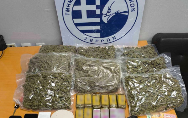 Θεσσαλονίκη: Πάνω από πέντε κιλά κάνναβης εντόπισαν αστυνομικοί με τη συνδρομή της Roxy