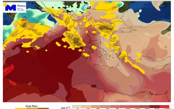 Με λασποβροχές και αυξημένη θερμοκρασία θα γιορτάσει η χώρα τα Θεοφάνεια - Τι δείχνει χάρτης του meteo