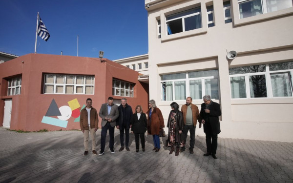 Χαλκιδική: Η Αθηνά Αηδονά στο ενεργειακά αναβαθμισμένο με πόρους του ΕΣΠΑ Δημοτικό Σχολείο Ορμύλιας