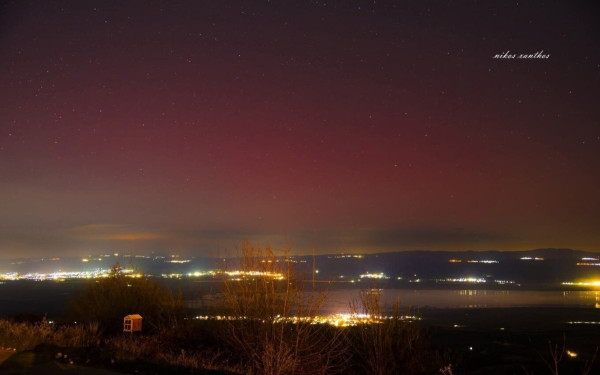 Βόρειο Σέλας στην Ελλάδα: Ισχυρή γεωμαγνητική καταιγίδα φωτίζει Χορτιάτη και Κέρκυρα