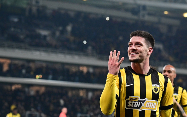 Super League: Η ΑΕΚ διέσυρε τον Παναθηναϊκό με τέσσερα γκολ του τρομερού Γιόβιτς