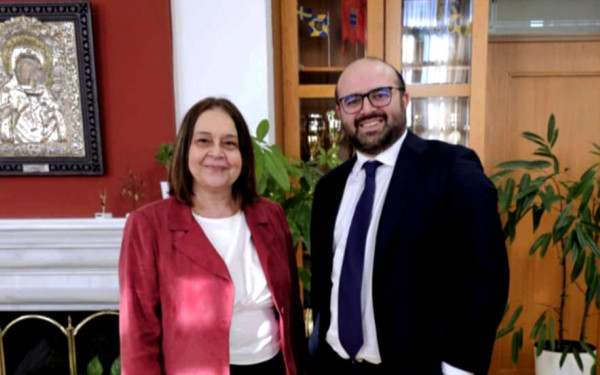 Καλαμαριά: Συνάντηση της Χρύσας Αράπογλου με τον νέο CEO της THEMA για το Μετρό