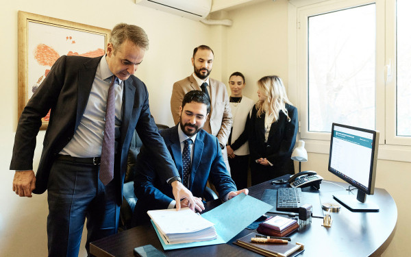 Κυρ. Μητσοτάκης; Σε δικηγορικό γραφείο για την παρουσίαση του νέου ψηφιακού δικαστικού φακέλου