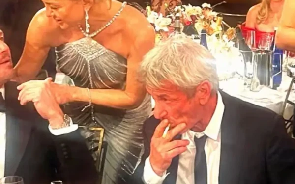 Ο Σον Πεν άναψε τσιγάρο μέσα στο Beverly Hilton στις Χρυσές Σφαίρες