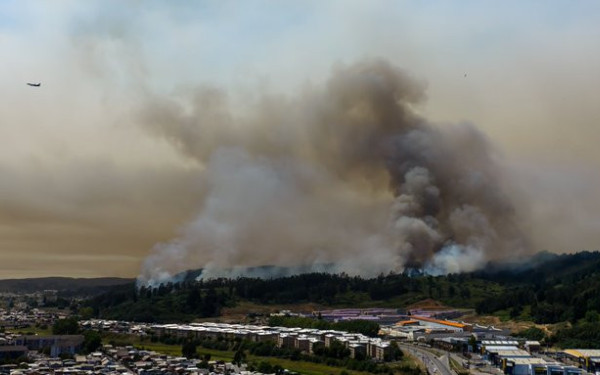 Χιλή: Στους 18 ανέρχονται οι νεκροί από τις φονικές πυρκαγιές - Τουλάχιστον 300 σπίτια κατεστραμμένα