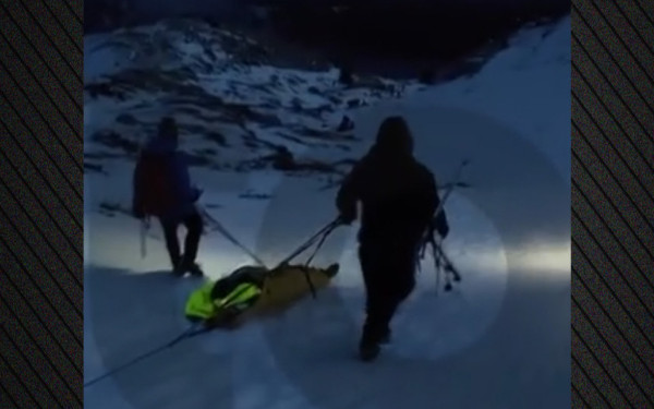 Ταΰγετος: Βίντεο από τη διάσωση των 8 ορειβατών - Ήταν δεμένοι και κατρακύλησαν όλοι μαζί