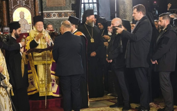 Θεσσαλονίκη: Άρχοντας του Οικουμενικού Πατριαρχείου αναγορεύτηκε ο Στέλιος Αγγελούδης (βίντεο)