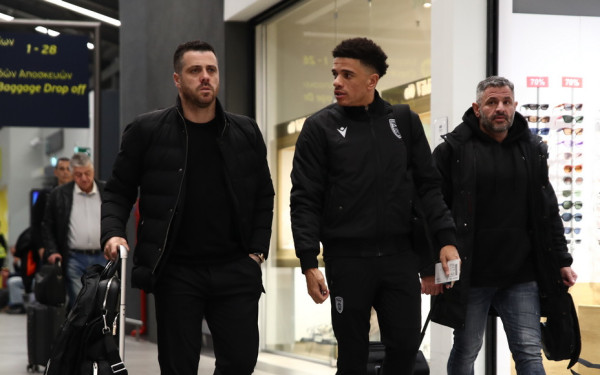 ΠΑΟΚ: Σε βαρύ κλίμα η αναχώρηση της αποστολής για τη Λιόν