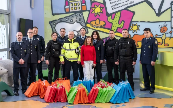 Το Υπουργείο Προστασίας του Πολίτη και η Ελληνική Αστυνομία κοντά στα παιδιά με καρκίνο