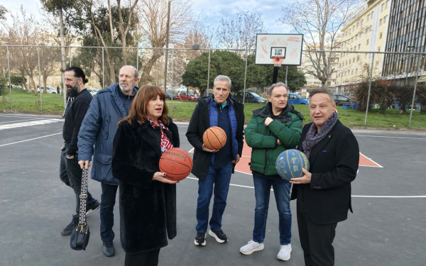 Θεσσαλονίκη - Αγγελούδης: «Σήμερα παραδίδουμε αυτό που υποσχεθήκαμε» - Δεύτερο γήπεδο μπάσκετ στο Δημόκριτο