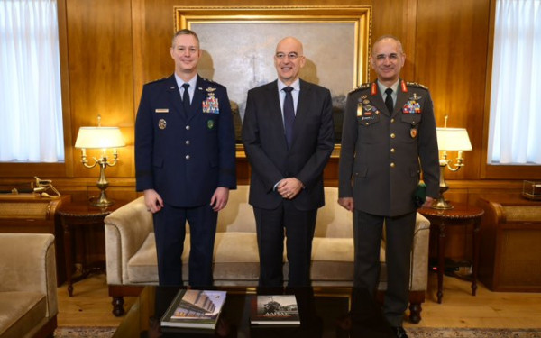 Ν. Δένδιας: Σε συνάντηση με τον Ανώτατο Διοικητή των Συμμαχικών Δυνάμεων της Ευρώπης