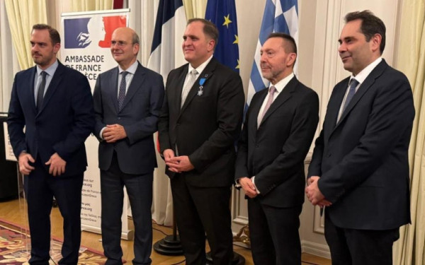 ΑΑΔΕ: O Γ. Πιτσιλής χρίστηκε Ιππότης του Εθνικού Τάγματος Αξίας της Γαλλικής Δημοκρατίας