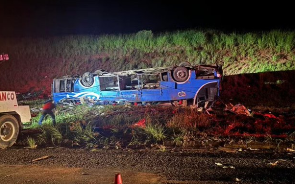 Τραγωδία στη Βραζιλία: Έξι νεκροί και δεκάδες τραυματίες από ανατροπή λεωφορείου