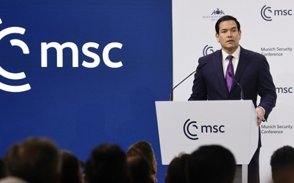 Διάσκεψη για την Ασφάλεια - Μ. Ρούμπιο: «ΗΠΑ και Ευρώπη να διορθώσουμε μαζί τα λάθη του παρελθόντος - Αλλά θα το κάνουμε και μόνοι, αν χρειαστεί»