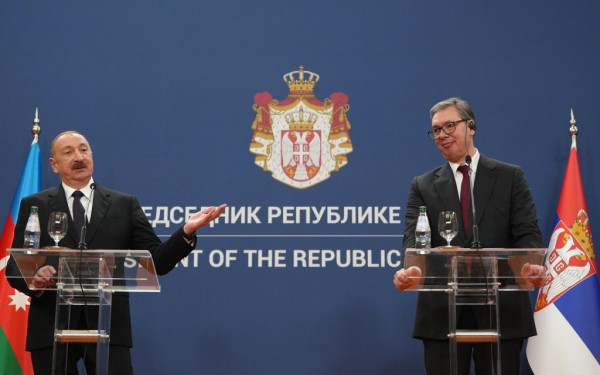 Σερβία-Αζερμπαϊτζάν: Την κατασκευή θερμοηλεκτρικού εργοστασίου στη νότια Σερβία συμφώνησαν οι πρόεδροι Αλ. Βούτσιτς και Ιλ. Αλίγιεφ