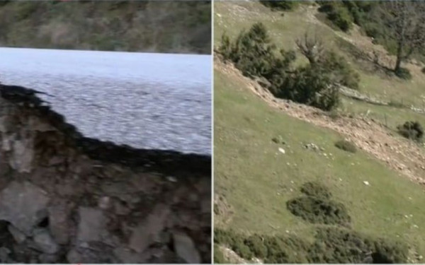 SOS από τη Δάφνη Αγράφων: Κατολισθήσεις απειλούν το χωριό – Καταστράφηκε ιστορικός νερόμυλος του 1820