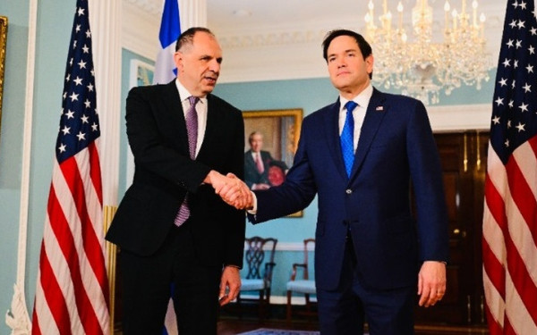 Σε θετικό κλίμα η συνάντηση Γεραπετρίτη - Ρούμπιο: Στο επίκεντρο ευρωατλαντικές σχέσεις και περιφερειακές εξελίξεις