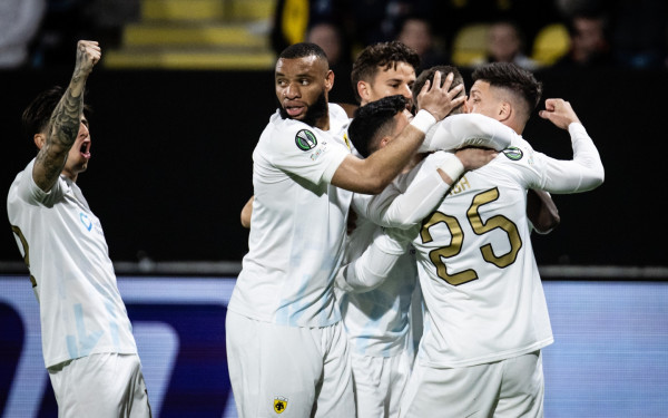 Conference League: Η ΑΕΚ διέλυσε την Τσέλιε στη Σλοβενία και εξασφάλισε την πρόκριση στα προημιτελικά