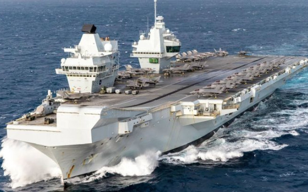 Το βρετανικό αεροπλανοφόρο «Prince of Wales» σε πλήρη πολεμική ετοιμότητα για ανάπτυξη στη Μέση Ανατολή (βίντεο)