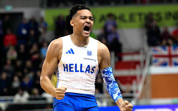 Παγκόσμιο κλειστού στίβου: Μέγας Καραλής, κατέκτησε το ασημένιο μετάλλιο στο Τόρουν (βίντεο)