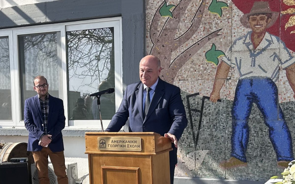 Θεσσαλονίκη: Κ.Τσιάρας στα εγκαίνια εργαστηρίου στην ΑΓΣ - Στρατηγική προτεραιότητα της Πολιτείας η ενίσχυση της αγροτικής εκπαίδευσης