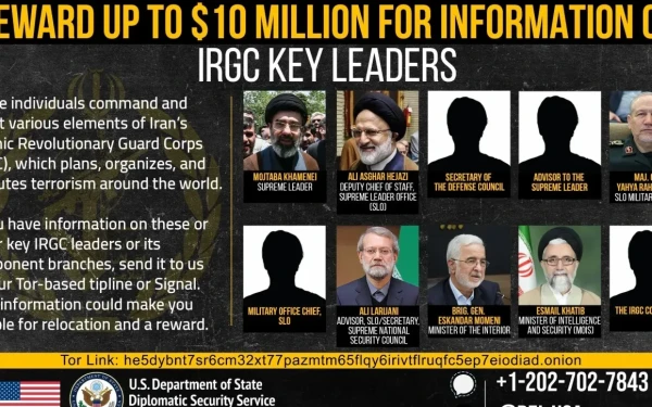 ΗΠΑ: Επικήρυξαν με 10 εκατ. δολάρια τον Mοτζταμπά Χαμενεΐ και την ηγεσία των Φρουρών της Επανάστασης