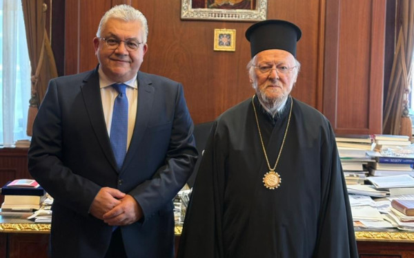Ν. Παπαϊωάννου: «Βαθιά και ιστορική η σχέση της πατρίδας μας με το Οικουμενικό Πατριαρχείο και τον Ελληνισμό της Πόλης»