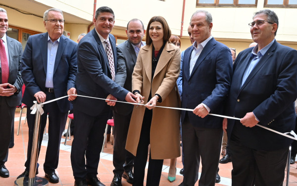 Στην Πέλλα η Σοφία Ζαχαράκη - Εγκαινίασε το Κέντρο Καινοτομίας Κεντρικής Μακεδονίας