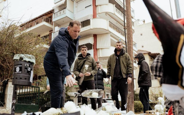 Η ΚΑΕ ΠΑΟΚ βρέθηκε στο σημείο δολοφονίας του Κλεομένη