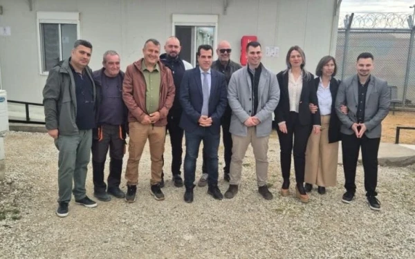 Επίσκεψη του Θάνου Πλεύρη στη δομή φιλοξενίας Πολυκάστρου Κιλκίς