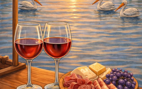 Κυριακή του Θωμά με Οινοβαρκάδα στη Λίμνη Κερκίνη