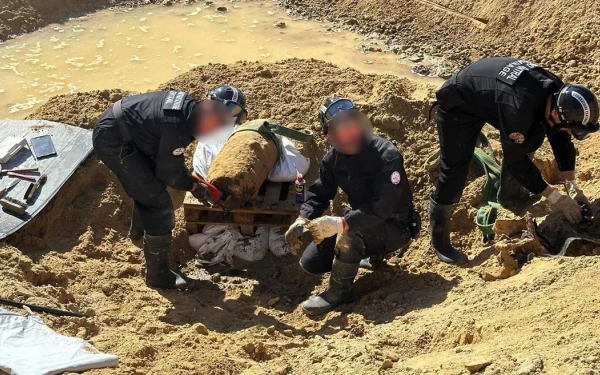 Ελεγχόμενη έκρηξη βόμβας του Β' Παγκοσμίου Πολέμου κοντά στο Παρίσι