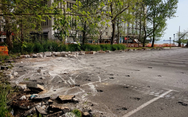 Θεσσαλονίκη: «Γεννιέται» σιγά - σιγά η νέα πλατεία Ελευθερίας - Μπουλντόζες ξηλώνουν την άσφαλτο