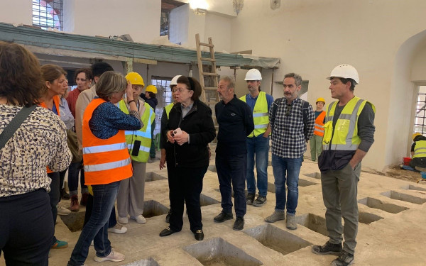 Θεσσαλονίκη: Αυτοψία της Λ. Μενδώνη στον Άγιο Δημήτριο και το Τέμενος Χαμζά Μπέη - Δείτε εικόνες