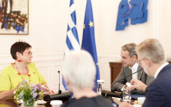 Κυρ. Μητσοτάκης - Πέτρα Μπάιρ: Στο επίκεντρο της συνάντησης τεχνητή νοημοσύνη, Δυτικά Βαλκάνια