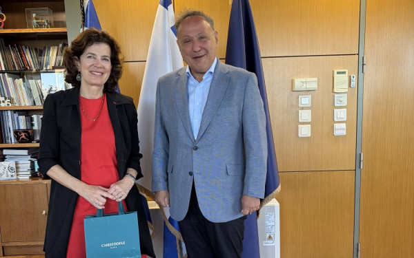 Θεσσαλονίκη: Συνάντηση Αγγελούδη με την Πρέσβη της Γαλλίας