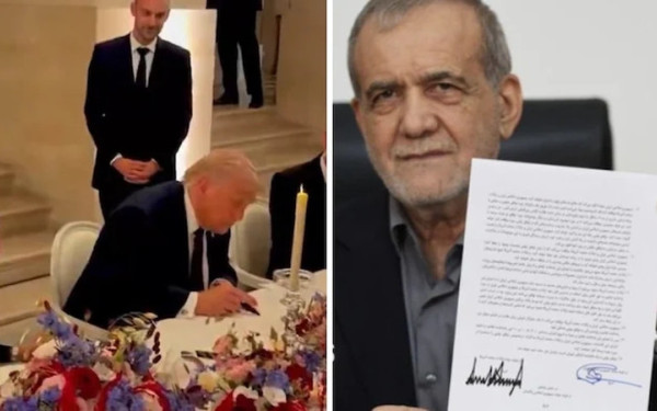 «Λευκός καπνός» στη Μέση Ανατολή: Τραμπ και Πεζεσκιάν υπέγραψαν το μνημόνιο για τον τερματισμό του πολέμου στο Ιράν (βίντεο)