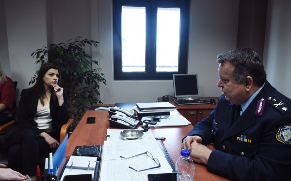Στην Τροχαία και τη Δημοτική Αστυνομία η Κατερίνα Νοτοπούλου