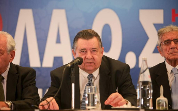 Γ. Καρατζαφέρης για νέα κυβέρνηση: «Το ΛΑΟΣ έχει δύο υπουργούς και δύο αρχηγούς» (βίντεο)